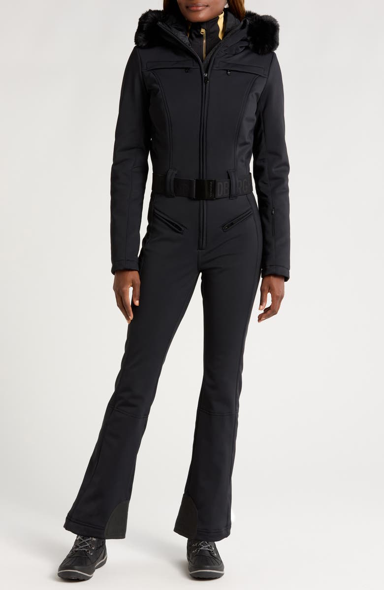 Goldbergh Parry Waterproof Snowsuit with Faux Fur Trim, Main, color, 