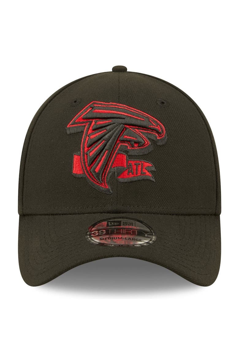 Men's New Era Black Atlanta Falcons 2022 Sideline 39THIRTY Flex Hat, Alternate, color, Black