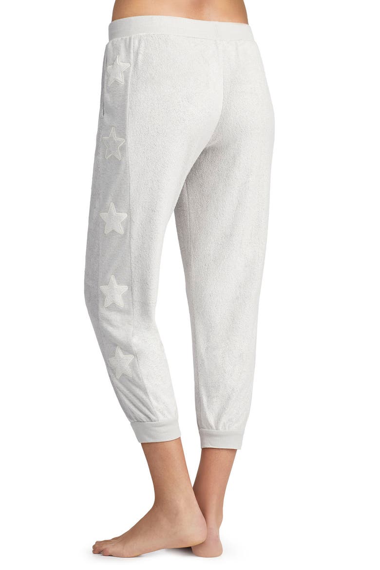 Crop Terry Joggers (Nordstrom Exclusive), Alternate, color, LIGHT GREY
