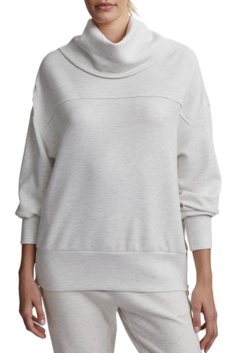 Varley Priya Longline Cowl Neck Sweatshirt, Main, color,