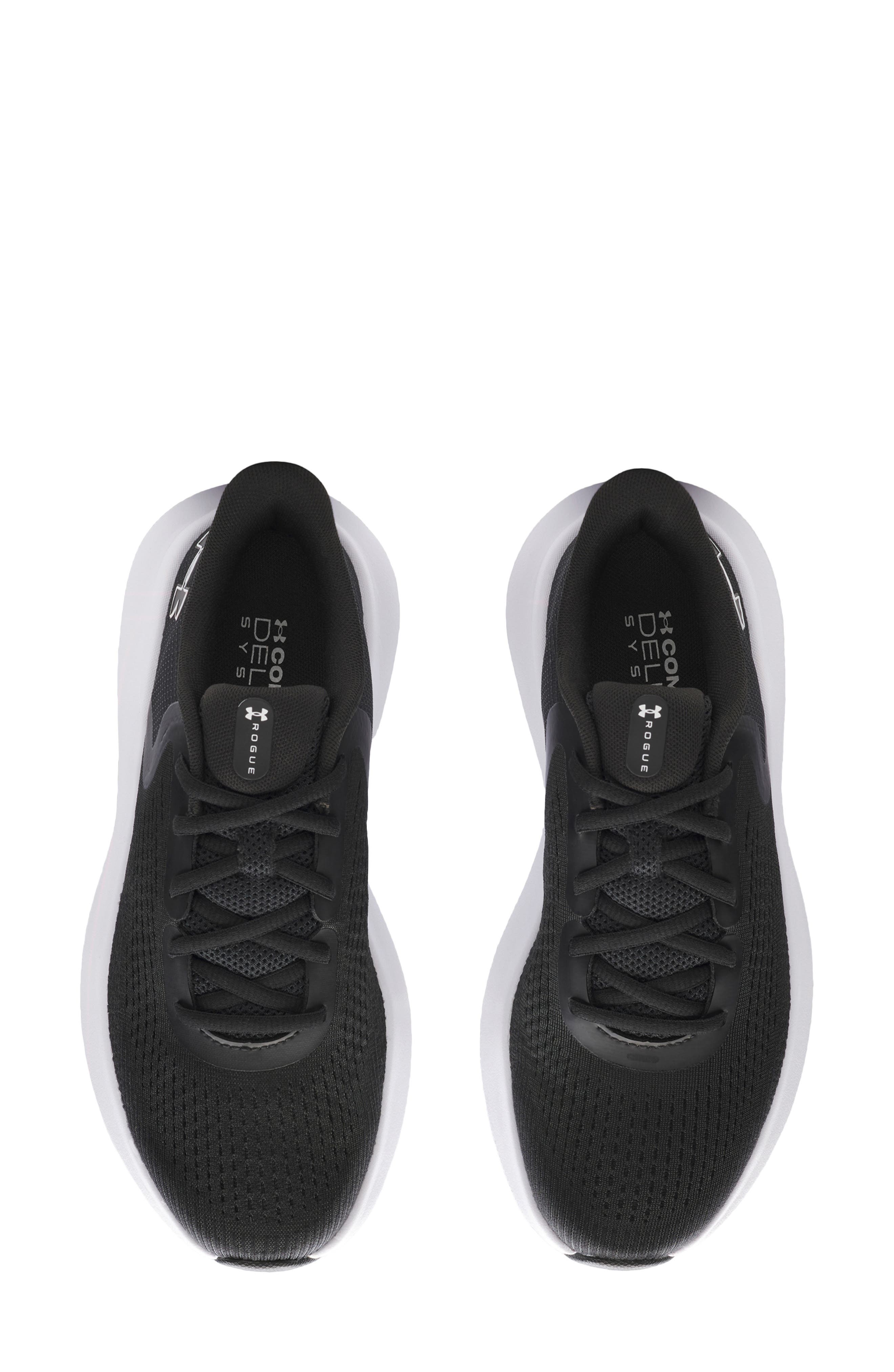 Under Armour Charged Rogue 5 Running Shoe, Alternate, color, All Black