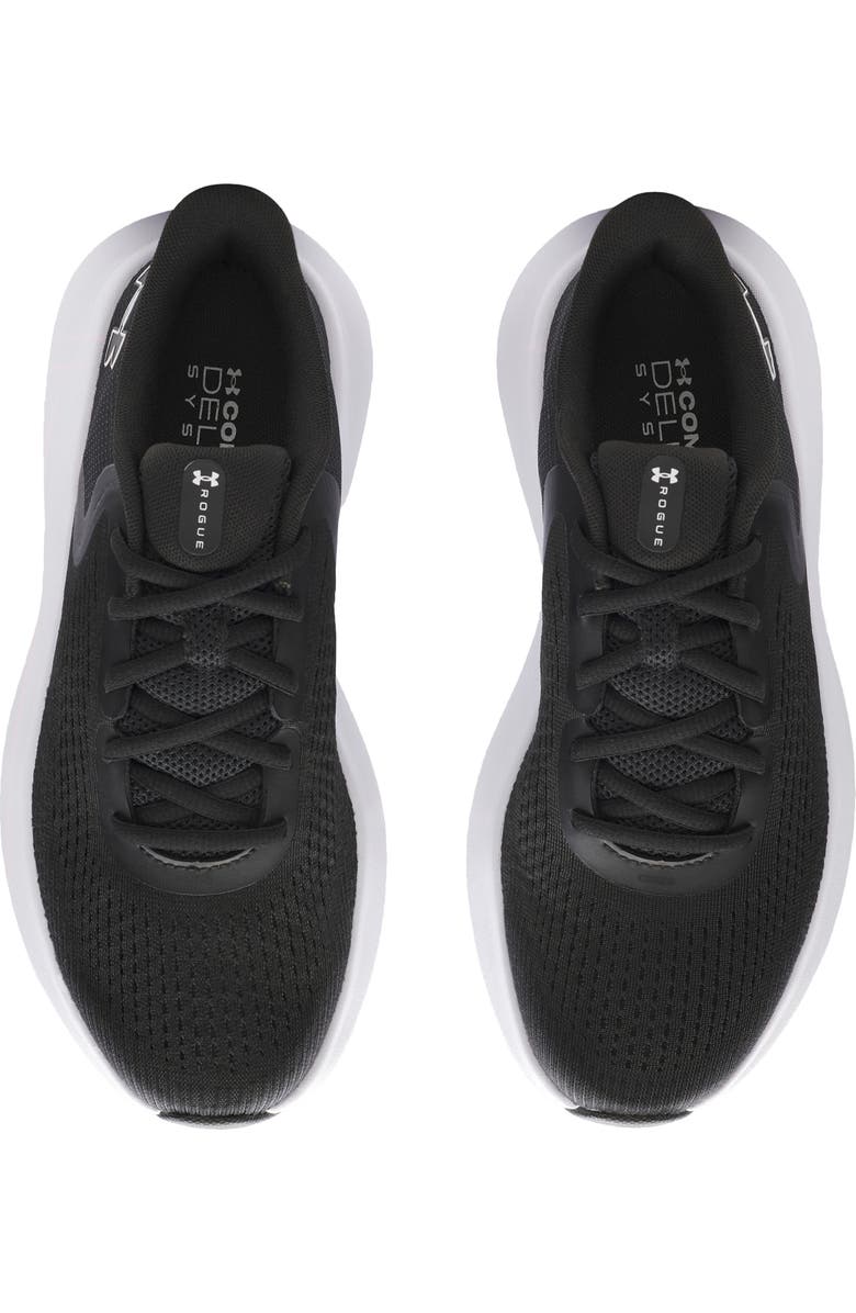 Under Armour Charged Rogue 5 Running Shoe, Alternate, color, All Black