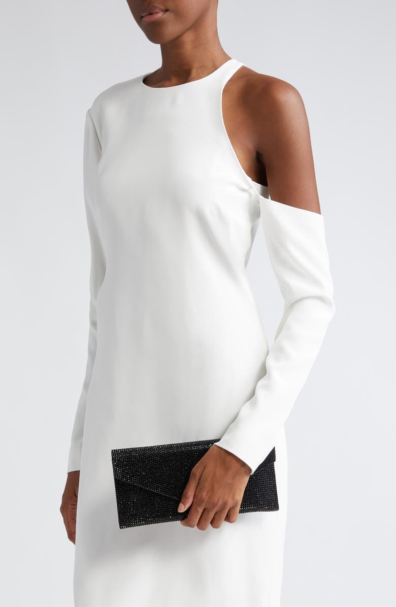 JUDITH LEIBER COUTURE Beaded Envelope Clutch, Alternate, color,