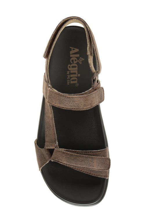 Alegria By Pg Lite Henna Slingback Platform Sandal In Brown