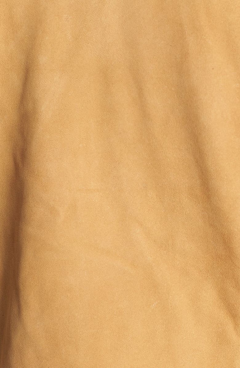 Free People Collarless Suede Jacket, Alternate, color, 