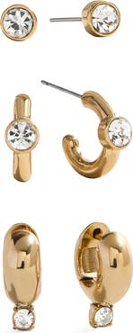 BaubleBar Katie Gold Earrings Set