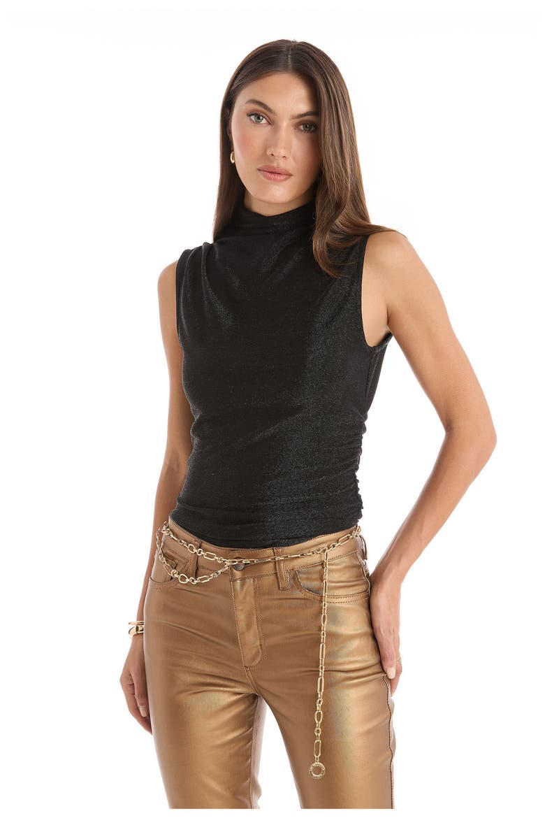 Mia Shimmer Tank, Main, color, Black