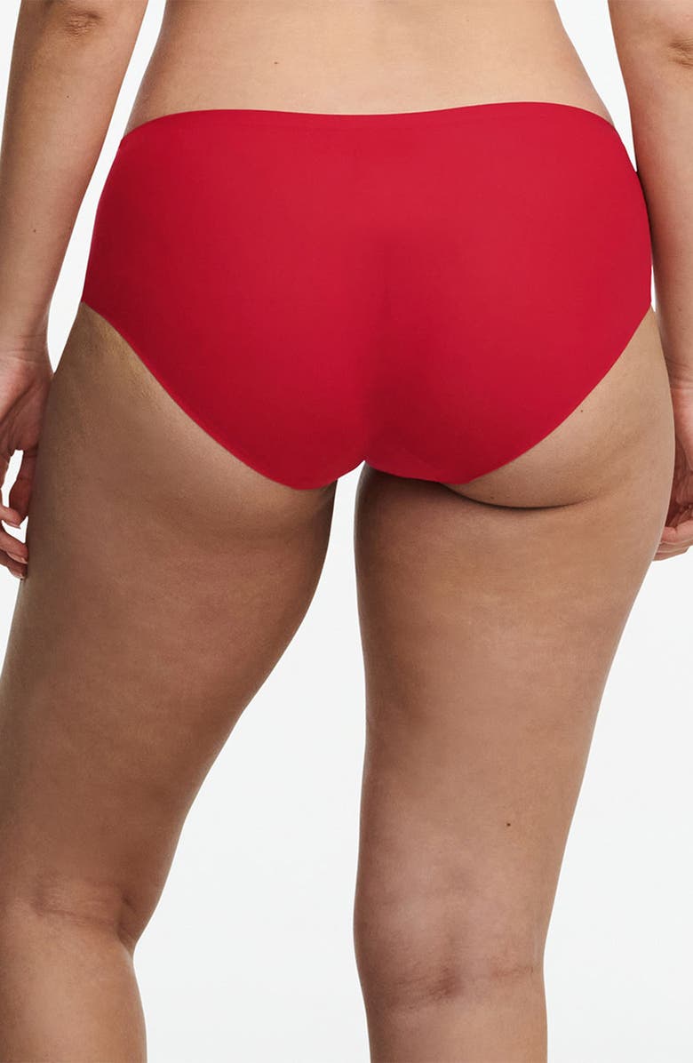 Chantelle Lingerie Soft Stretch Assorted 3-Pack Briefs, Alternate, color, Red/Beige/Black