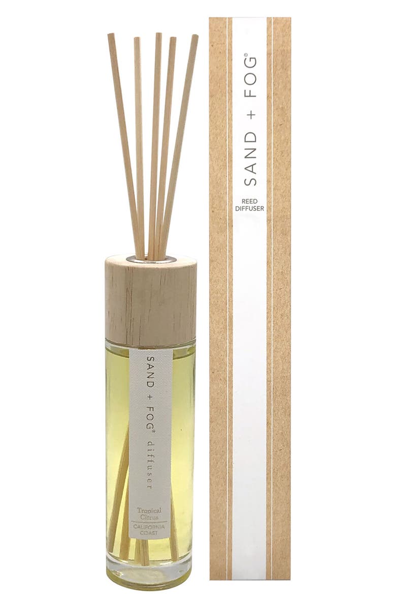 SAND AND FOG Tropical Citrus Reed Diffuser, Main, color, 
