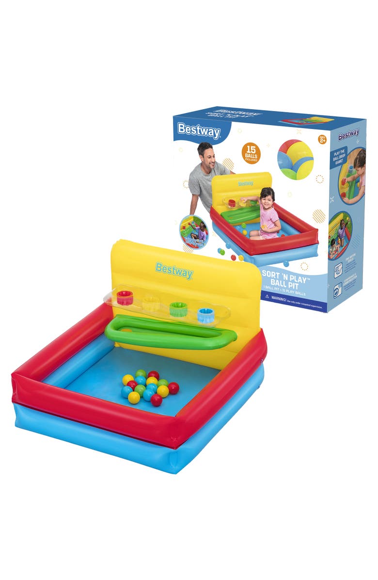 Bestway Sort 
n Play Inflatable Ball Pit with 15 Play Balls, Alternate, color, 