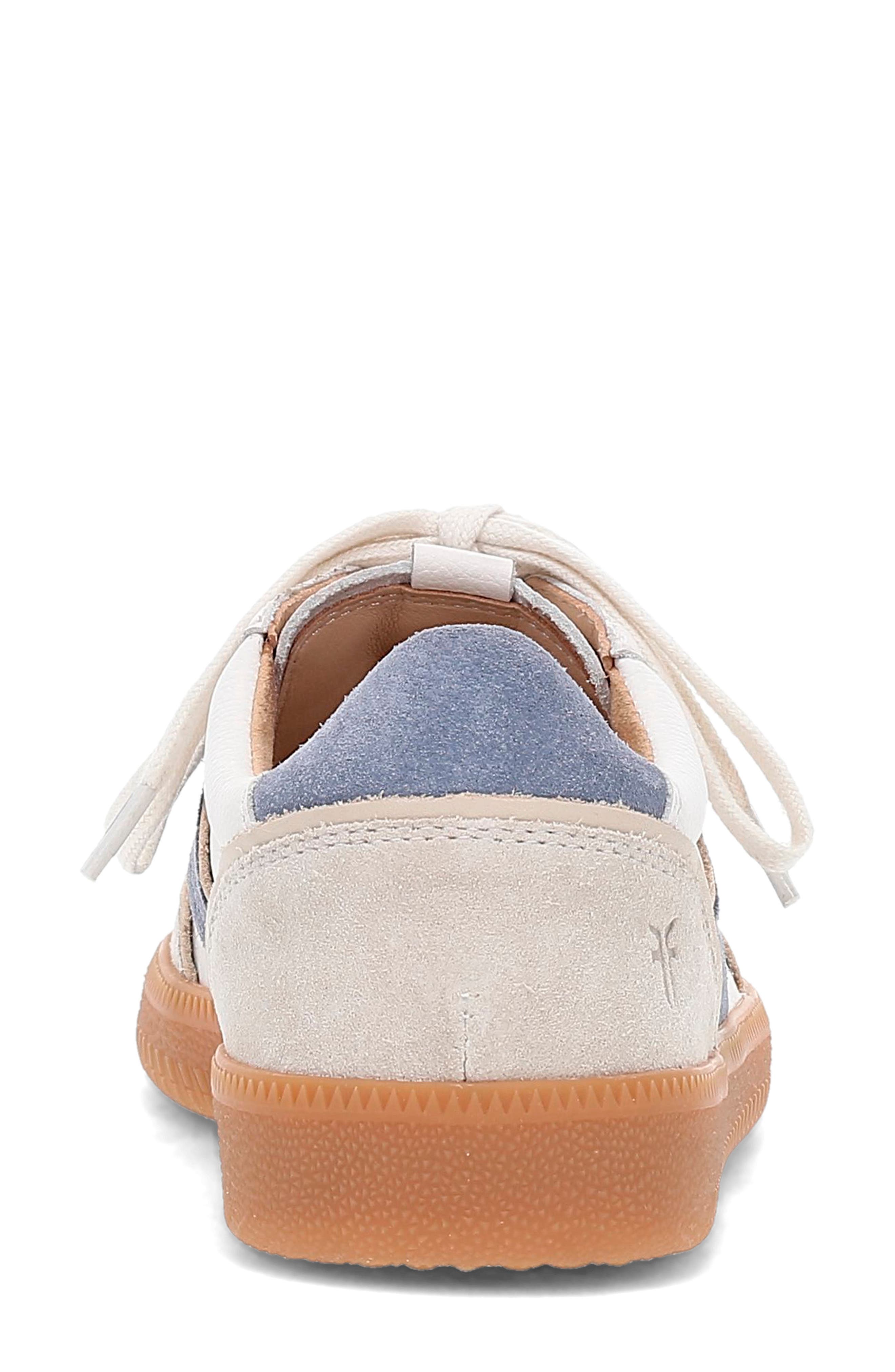 Milly Low Top Sneaker, Alternate, color, IVORY AZUL