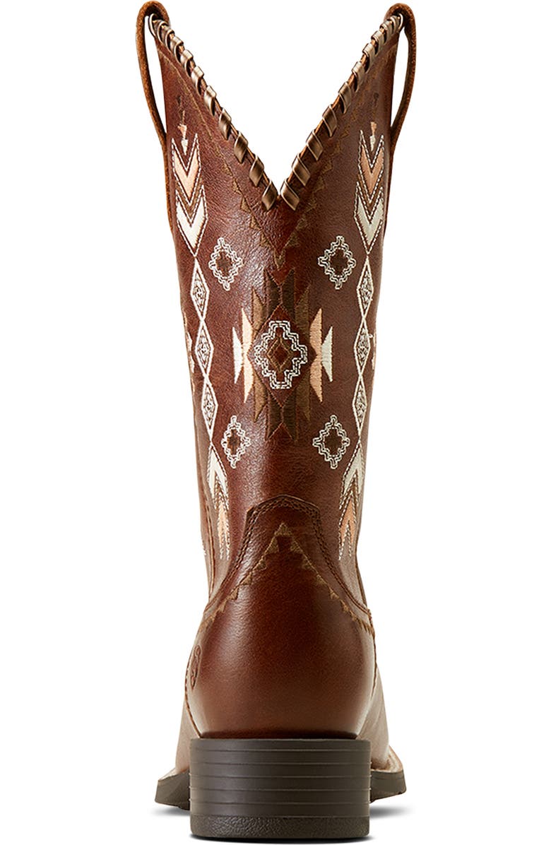 Ariat Round Up Western Boot, Alternate, color, Brown