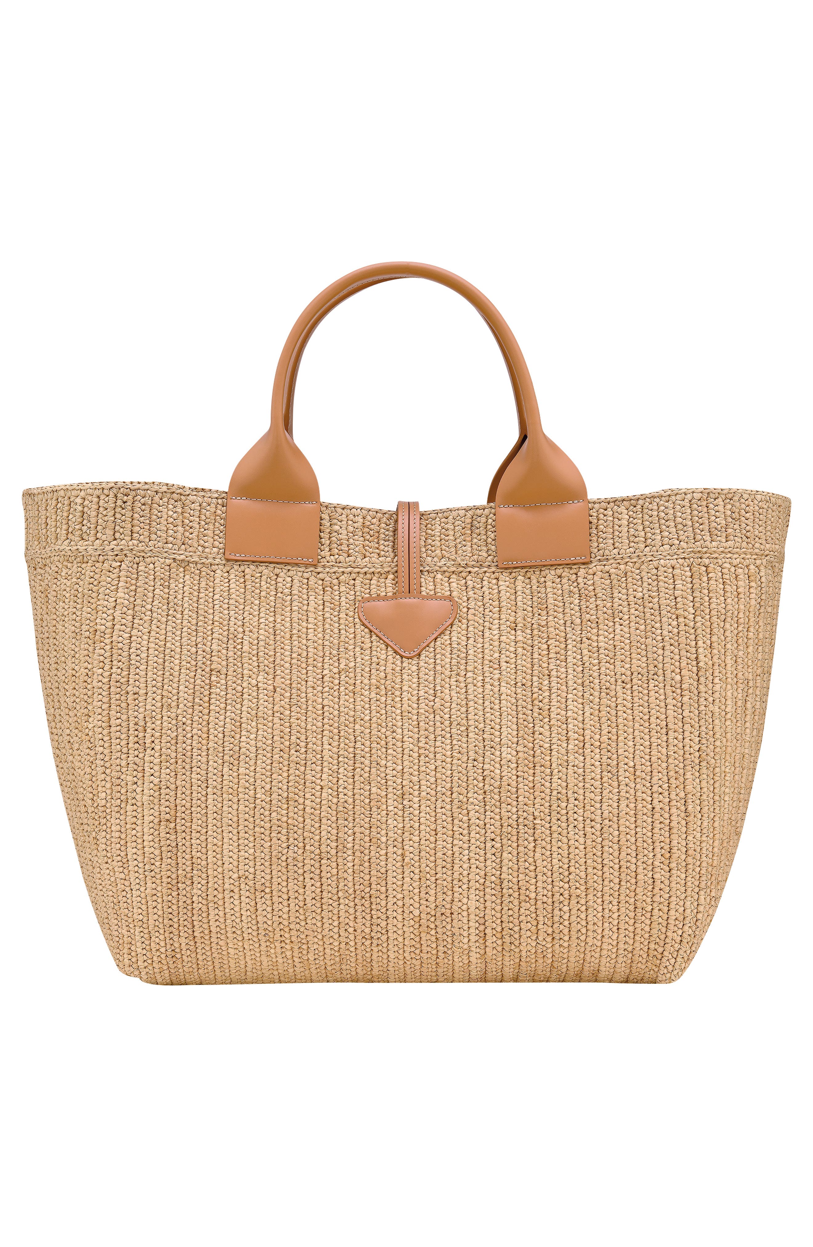 Longchamp Large Le Roseau Raffia Tote, Alternate, color, Vegetal