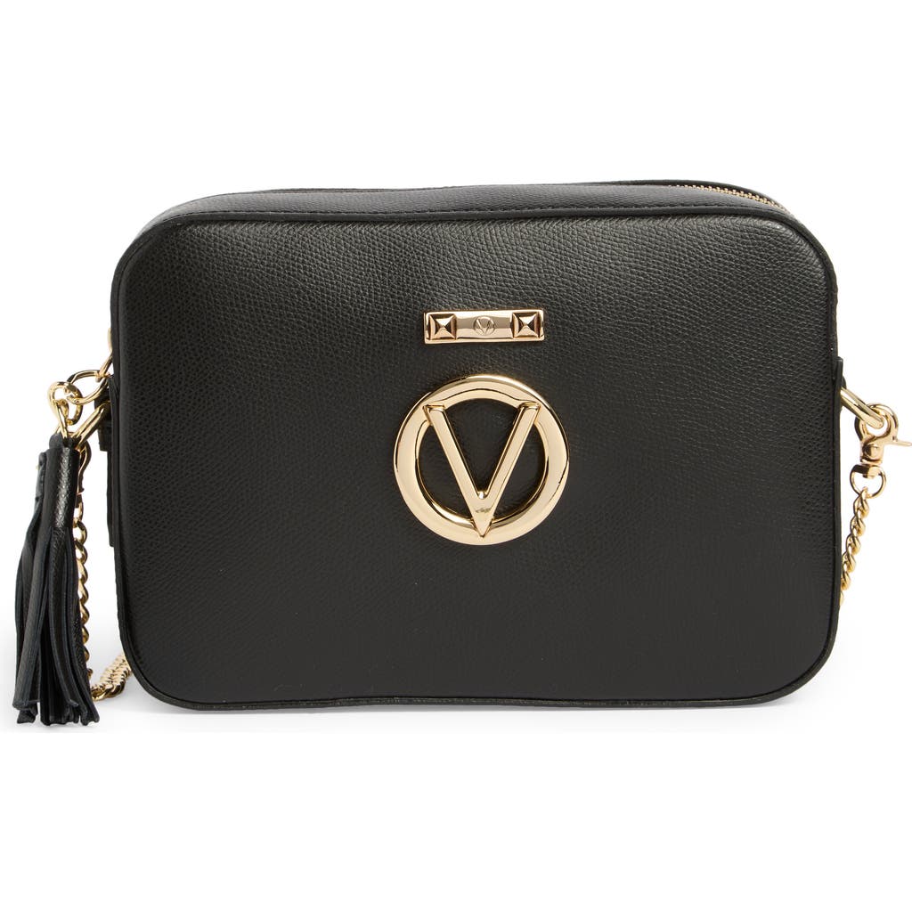 Valentino By Mario Valentino Babette Leather Camera Bag In Black