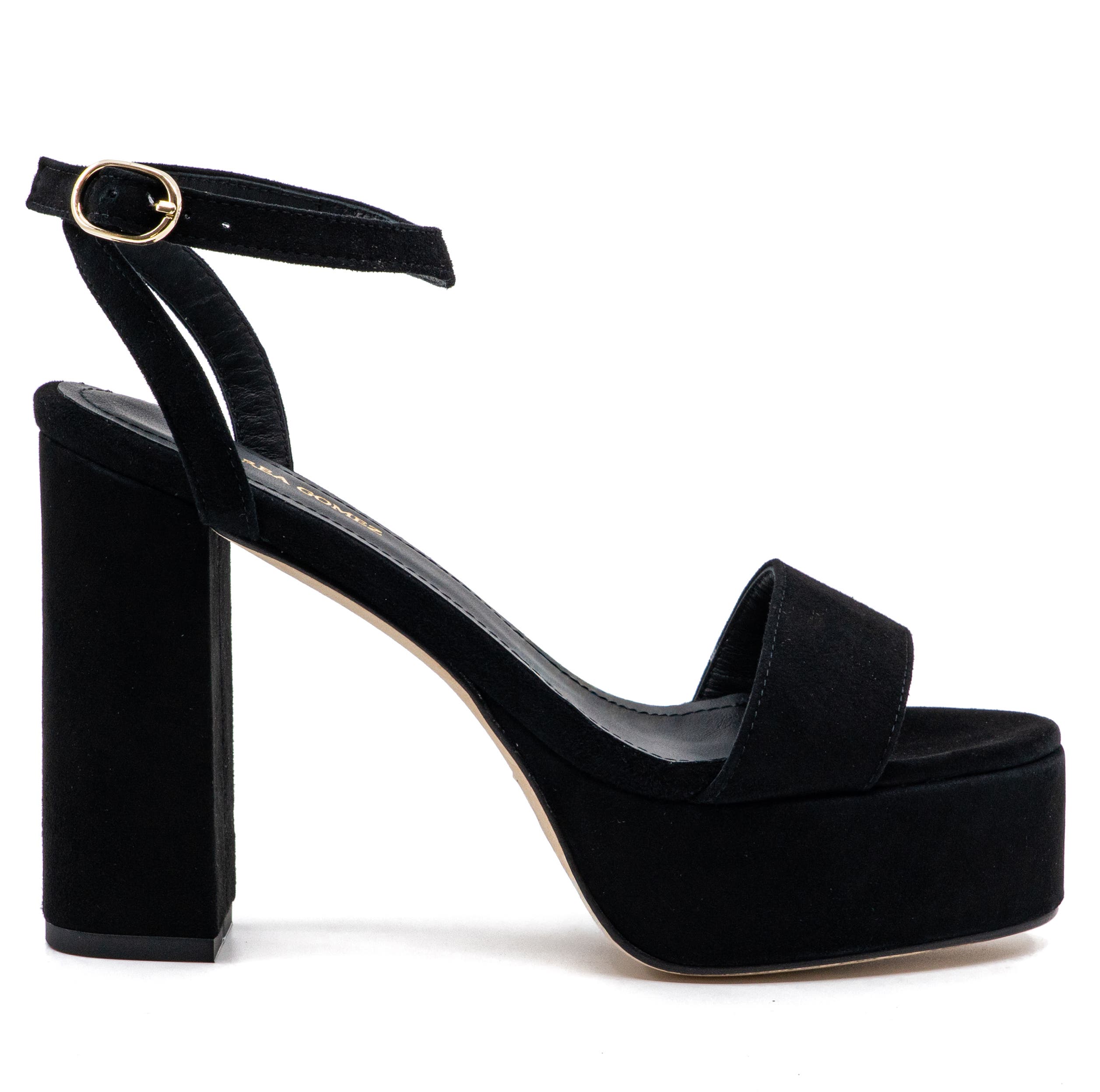 Andrea Gomez Becka Suede Platform, Main, color, Black