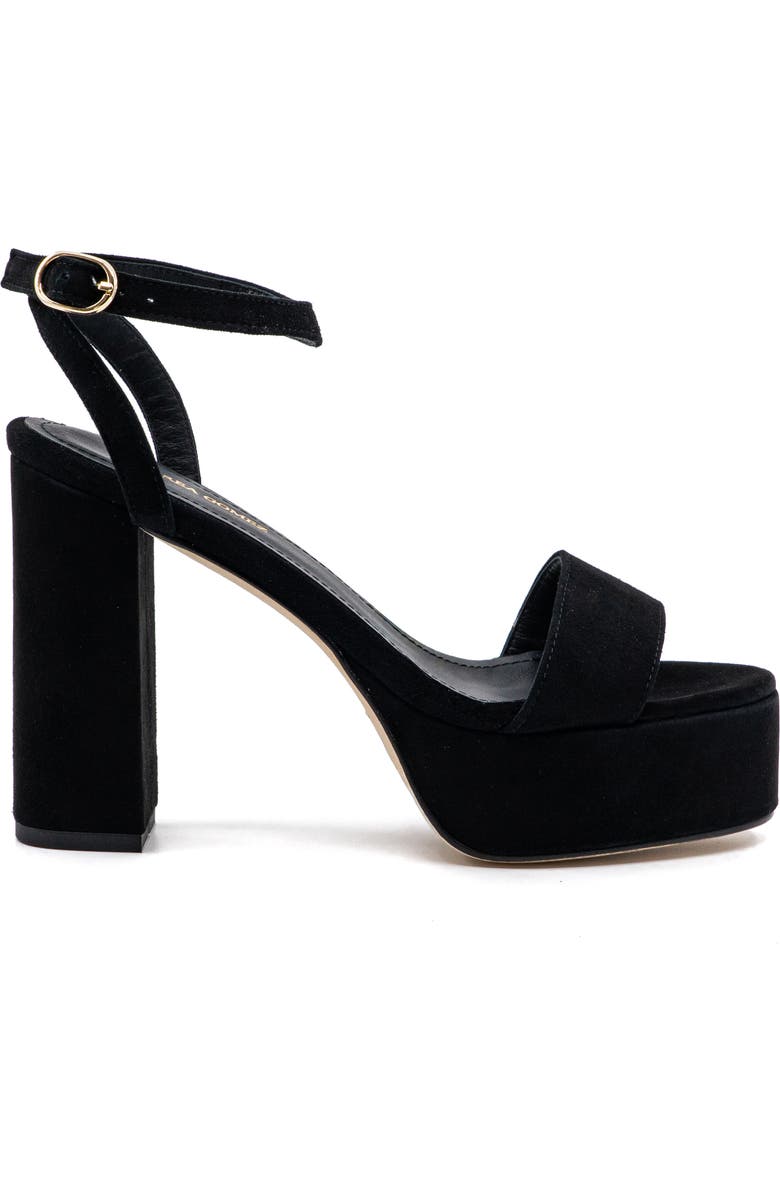 Andrea Gomez Becka Suede Platform, Main, color, Black