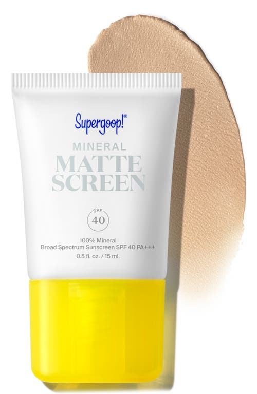 Supergoop!® Mineral Mattescreen SPF 40 PA+++ Sunscreen  product