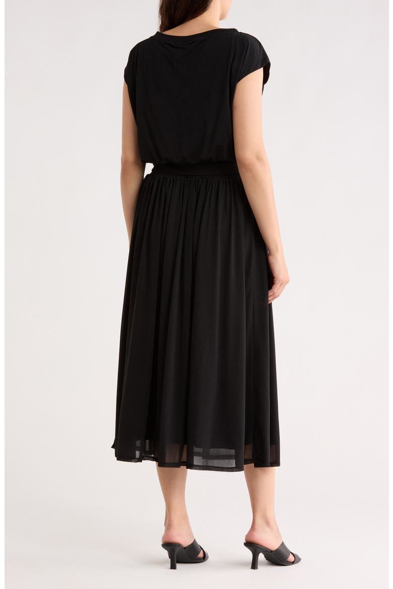 Knit Top & Midi Skirt Set, Alternate, color, BLACK
