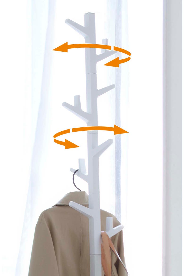Branch Coat Hanger, Alternate, color, WHITE