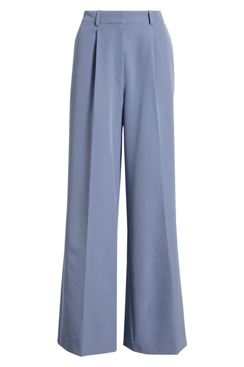 Tiwi High Waist Straight Leg Pants, Alternate, color, BRIGHT BLUE