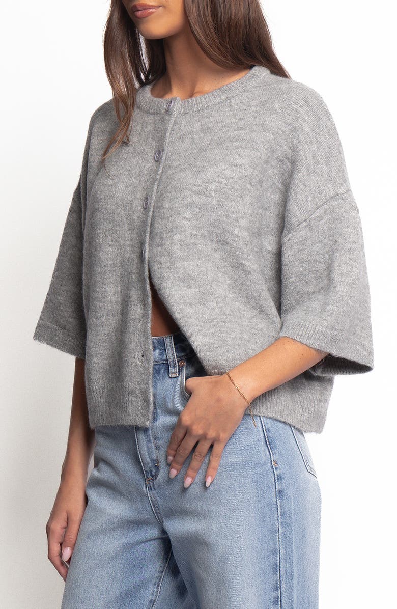 Petal & Pup Lilith Elbow Sleeve Cardigan, Alternate, color,