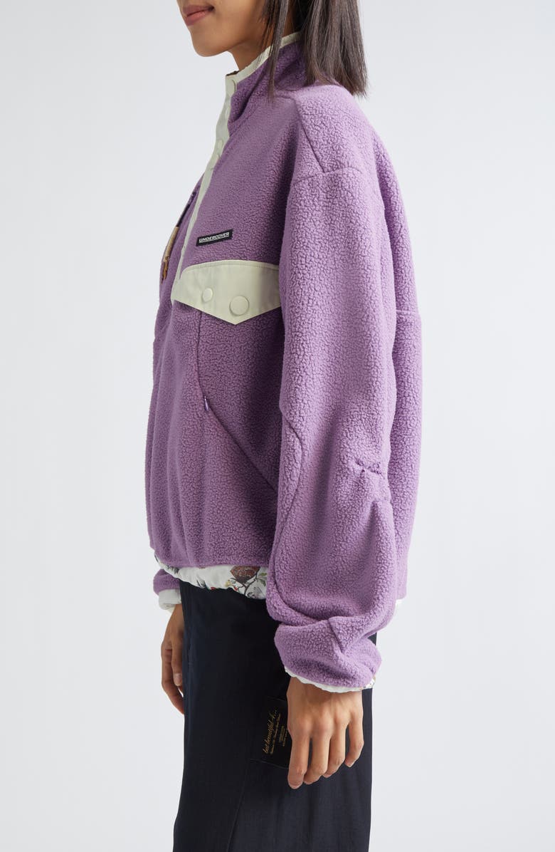 Undercover Fleece Jacket, Alternate, color, Purple