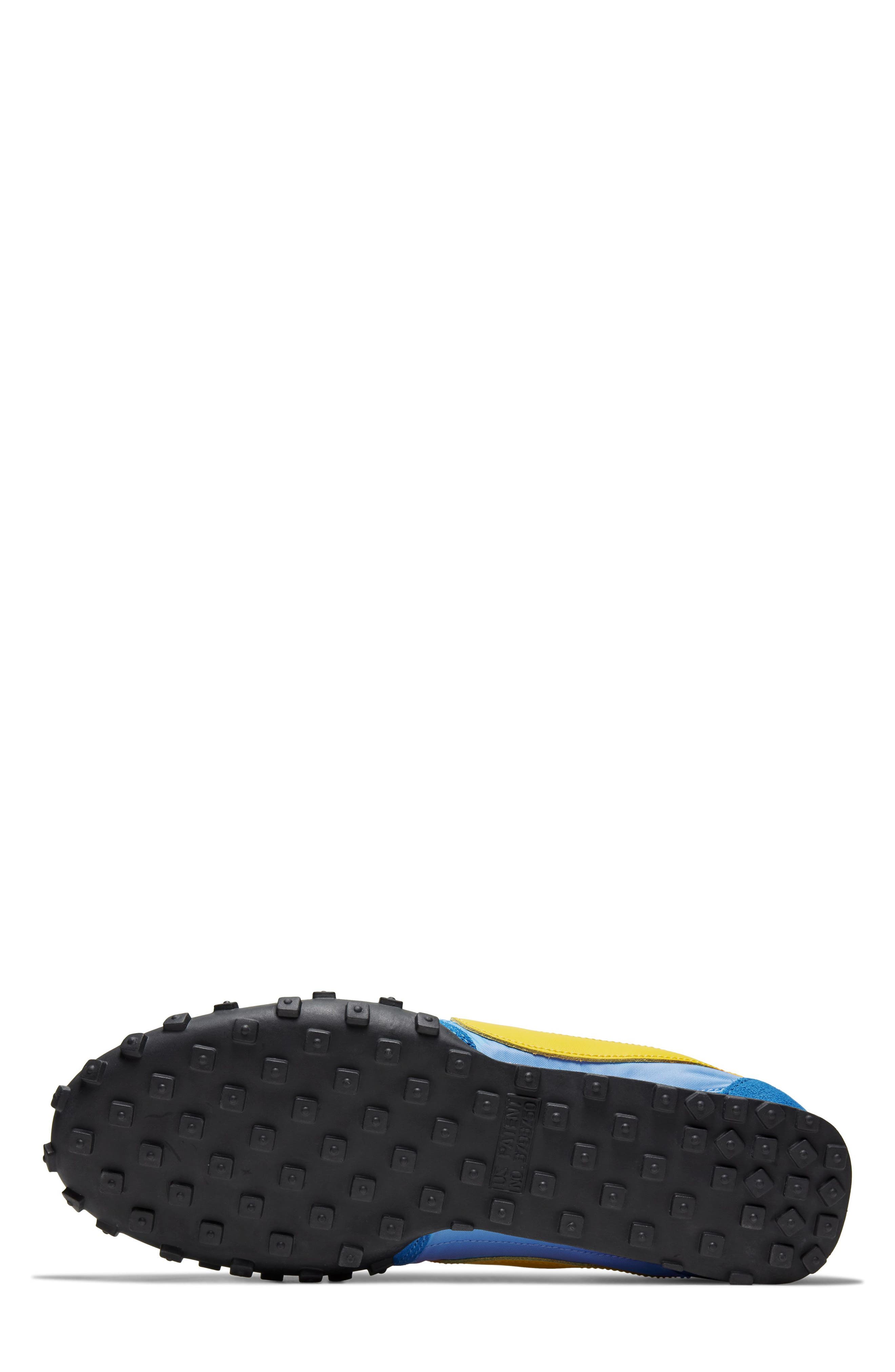 Waffle Racer Sneaker, Alternate, color, BLUE/ BLACK/ AMARILLO