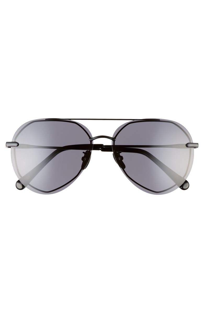 DIFF Lenox 61mm Round Flat Front Aviator Sunglasses, Alternate, color,