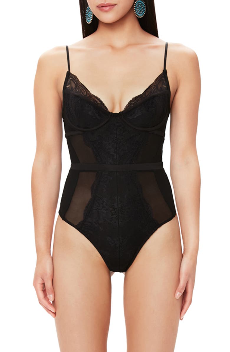 AFRM Lace Bodysuit, Alternate, color, 