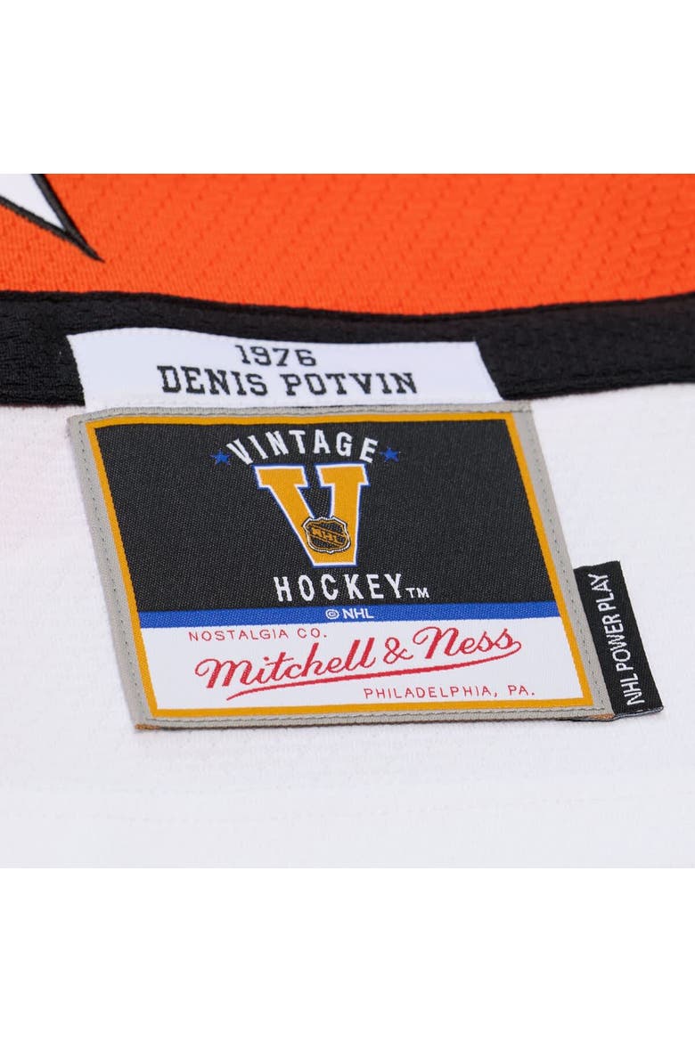 Men's Mitchell & Ness Denis Potvin White 1976 NHL All-Star Game Power Play Jersey, Alternate, color, White