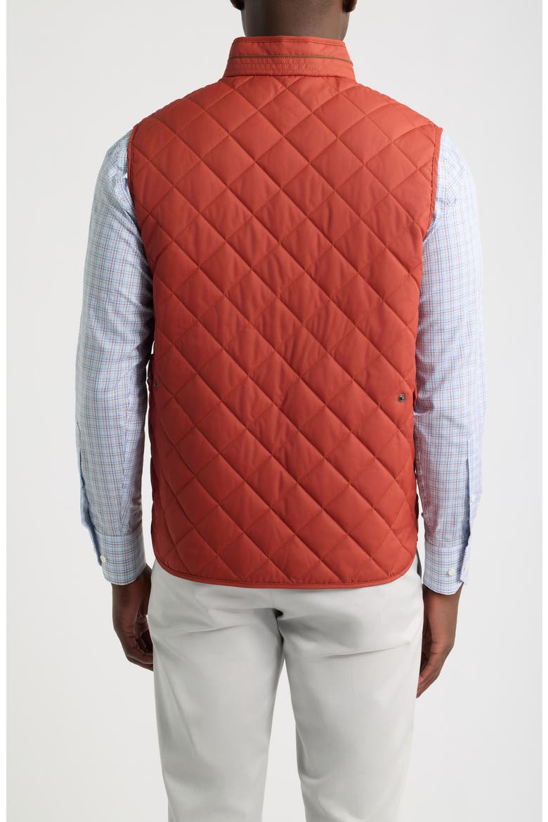 Essex Quilted Vest, Alternate, color, BURNT ORANGE