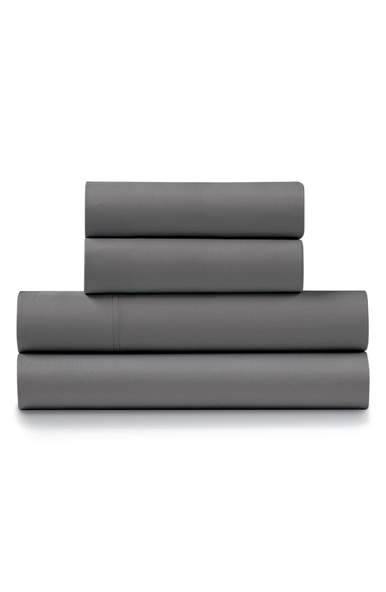 ELLA JAYNE HOME 1200 Thread Count Cotton Sateen 4-Piece Sheet Set, Main, color, Steel