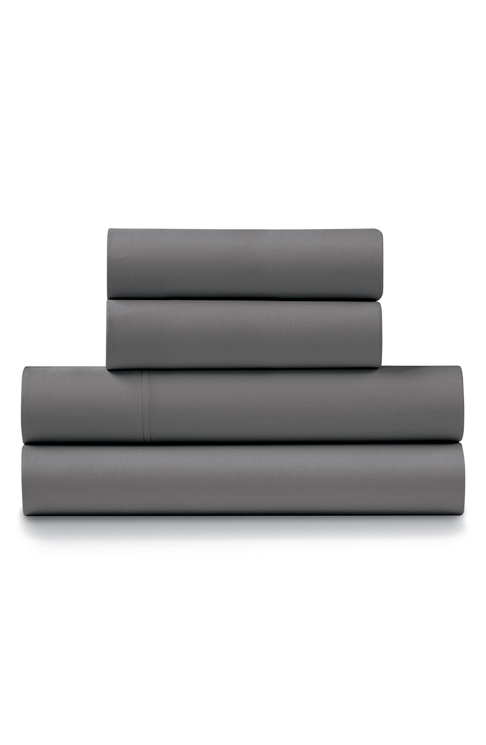 ELLA JAYNE HOME 1200 Thread Count Cotton Sateen 4-Piece Sheet Set ...