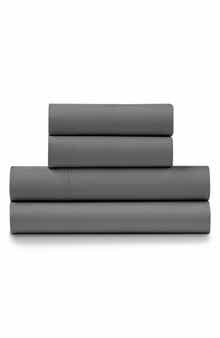 ELLA JAYNE HOME 1200 Thread Count Cotton Sateen 4-Piece Sheet Set