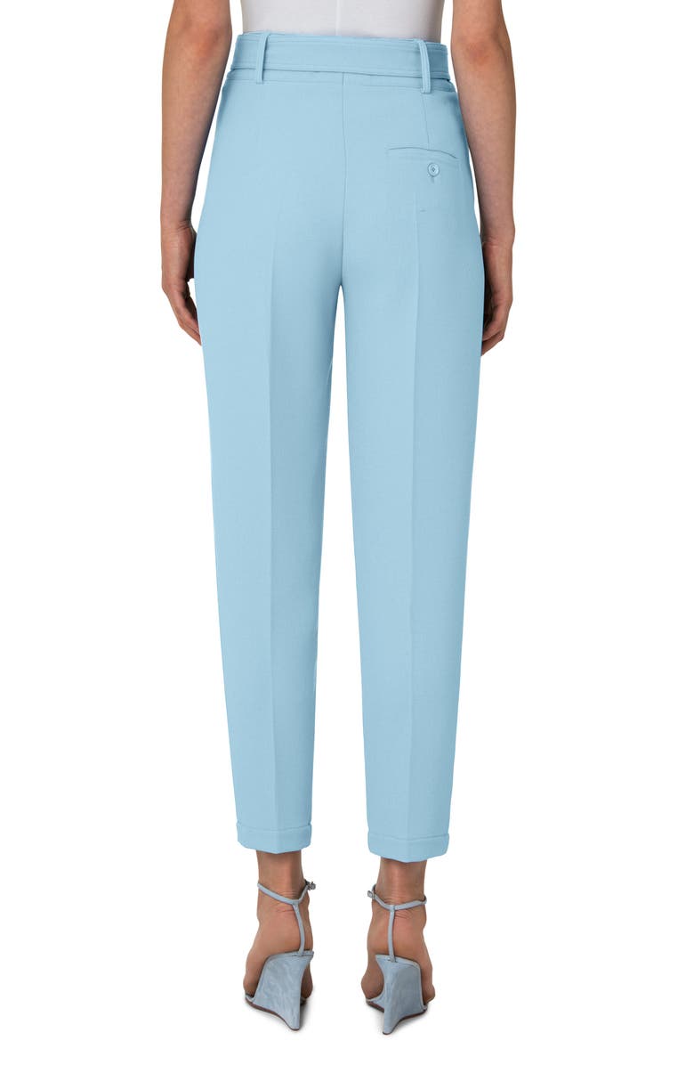 Akris punto Fred Crop Crêpe Pants, Alternate, color, 