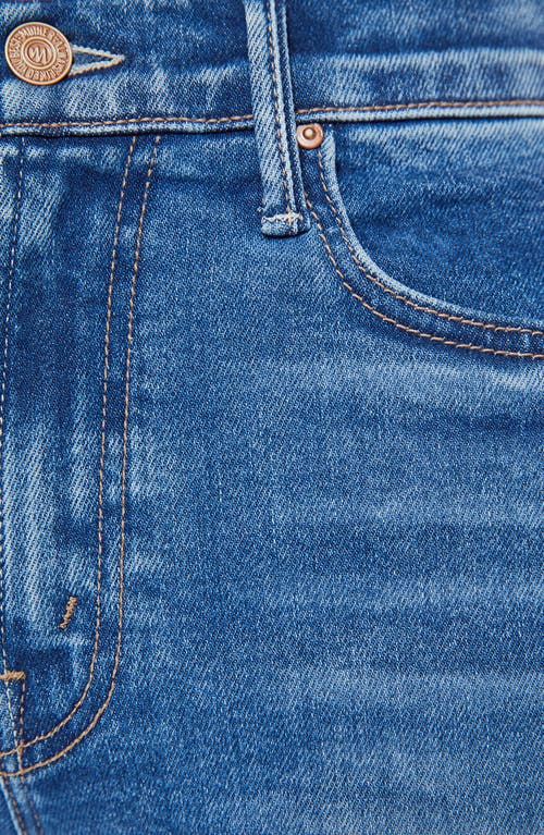 Mother Lil Kick It High Waist Straight Leg Jeans In Bitchn