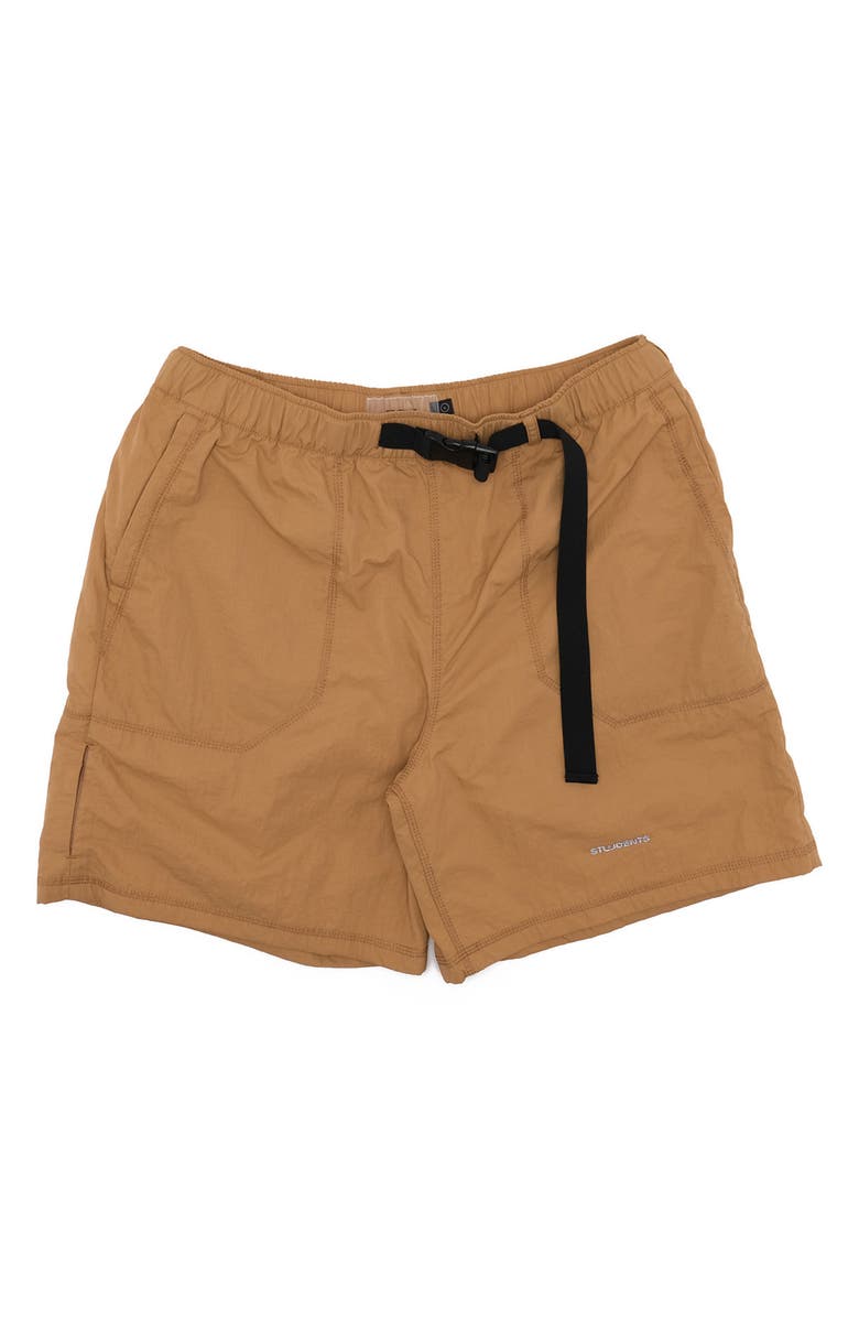 STUDENTS Explore Classic Utility Nylon Shorts, Main, color, Tan