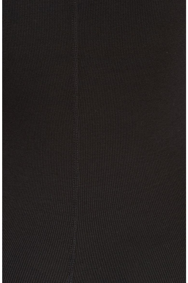 Ribbed Jersey Tank Dress, Alternate, color, BLACK