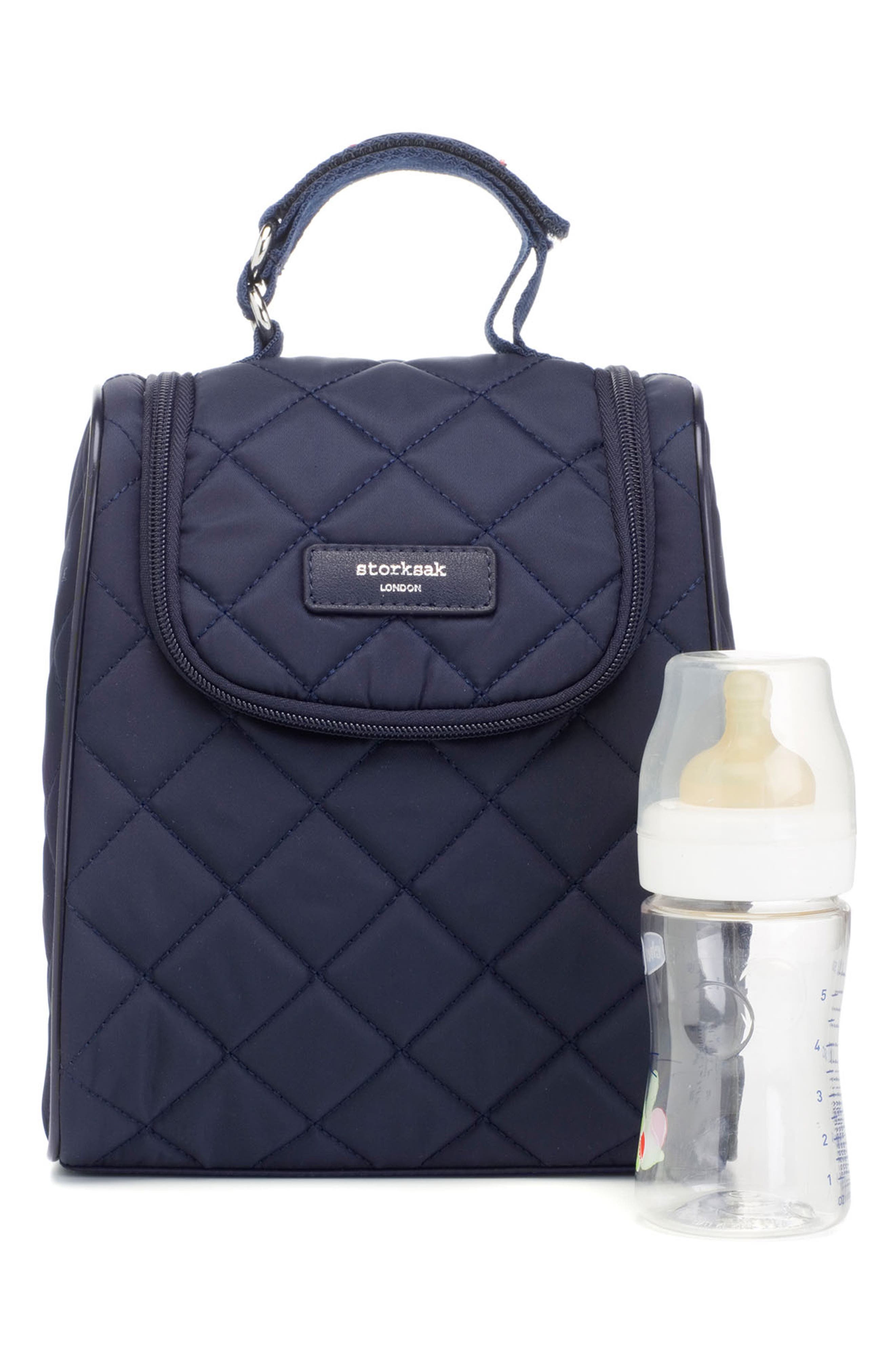 Storksak Stevie Quilted Nylon Diaper Bag, Alternate, color, 