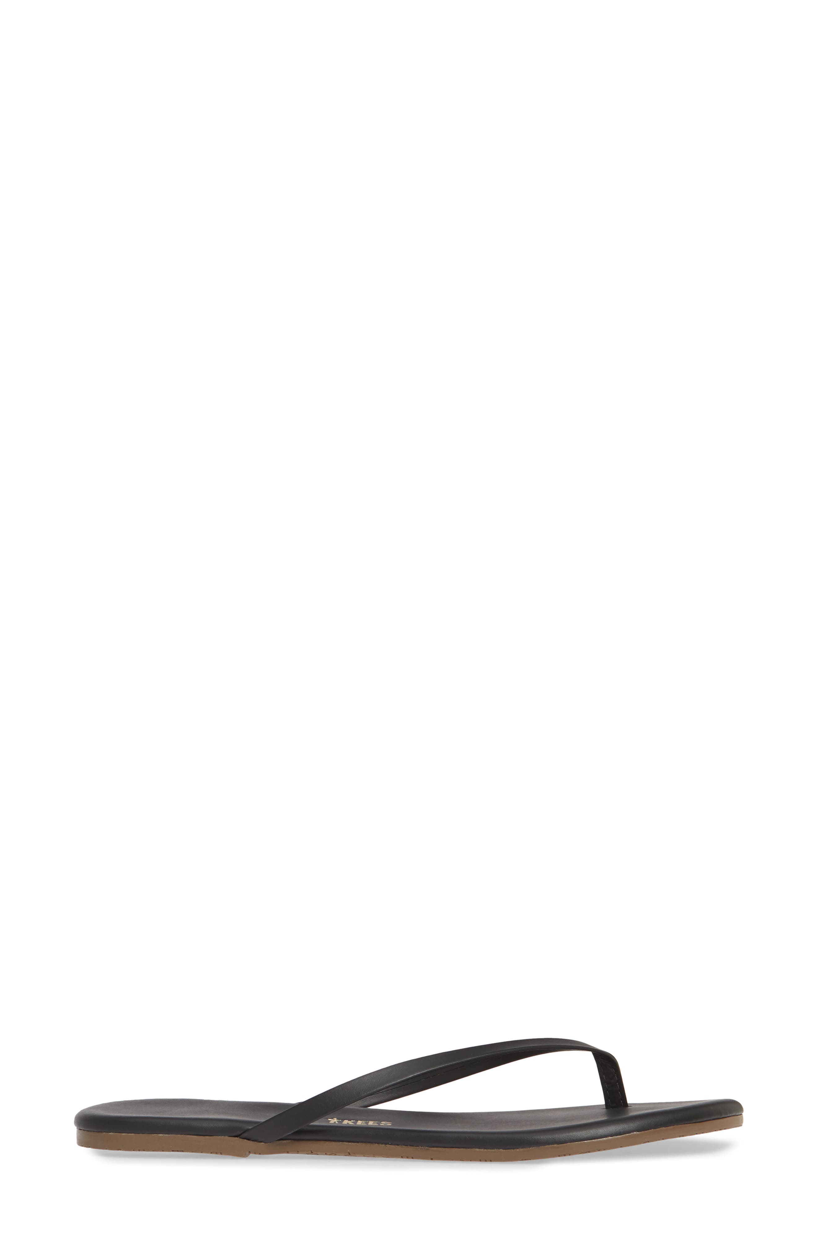 TKEES 'Liners' Flip Flop, Alternate, color, Sable