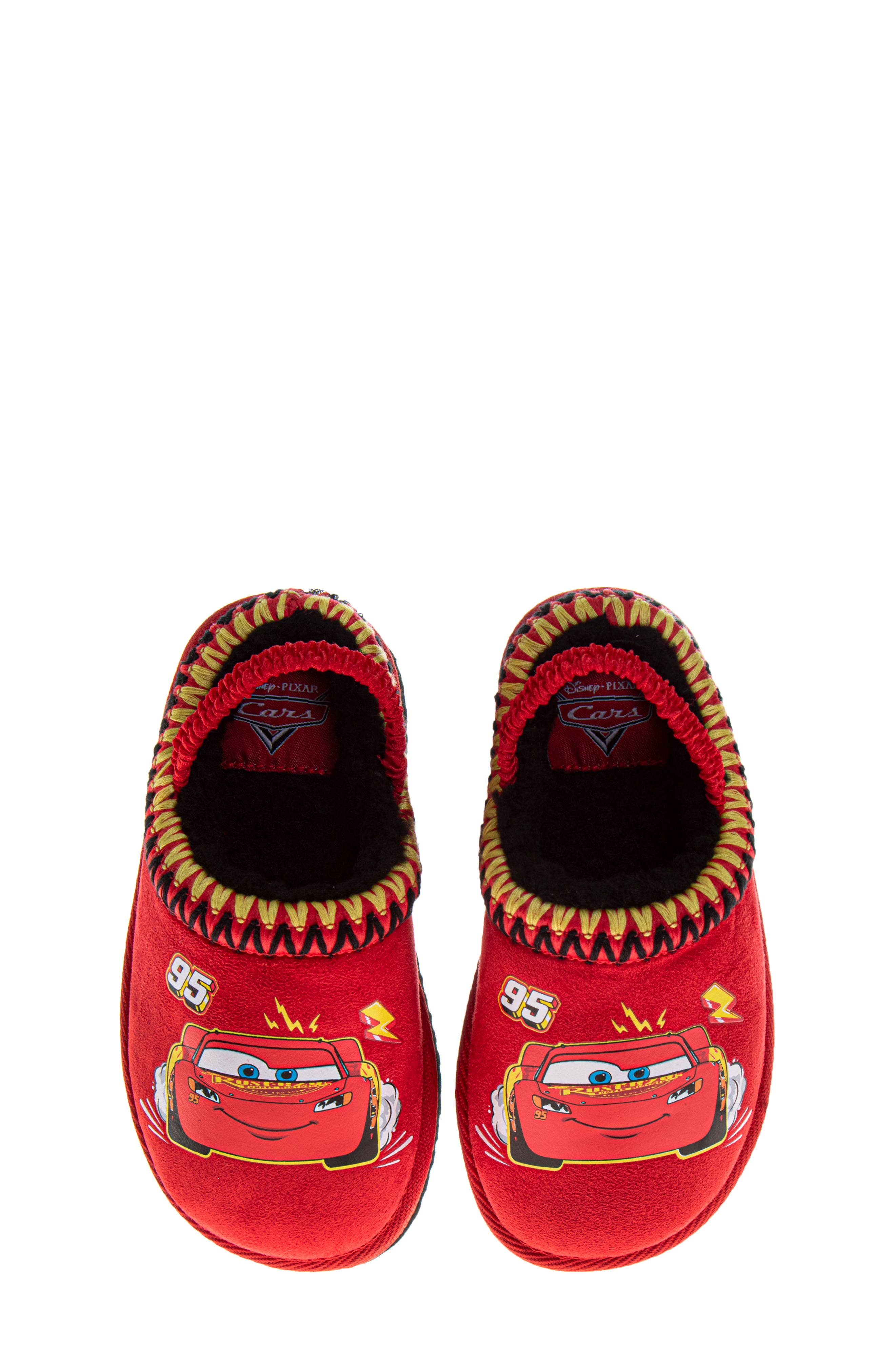 JOSMO Kids' Disney Pixar Cars Slingback Slipper, Alternate, color, Red