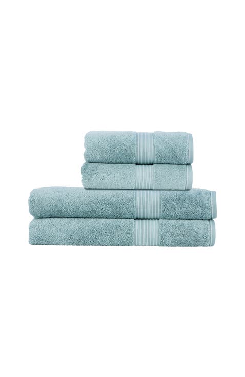 Supreme Hygro Luxury 100% Supima Cotton 4 Piece Bath Sheet Set