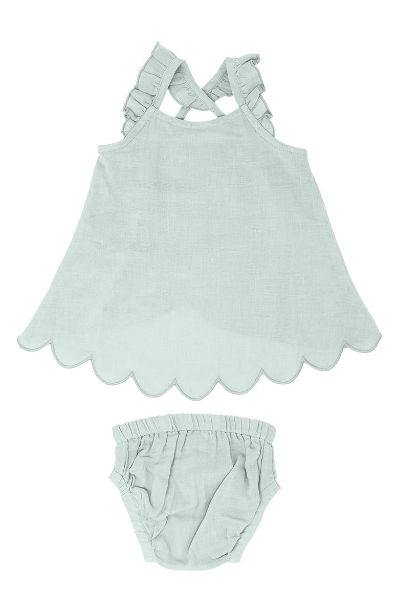 L'ovedbaby Organic Cotton Muslin Tunic Top & Bloomers, Main, color, 