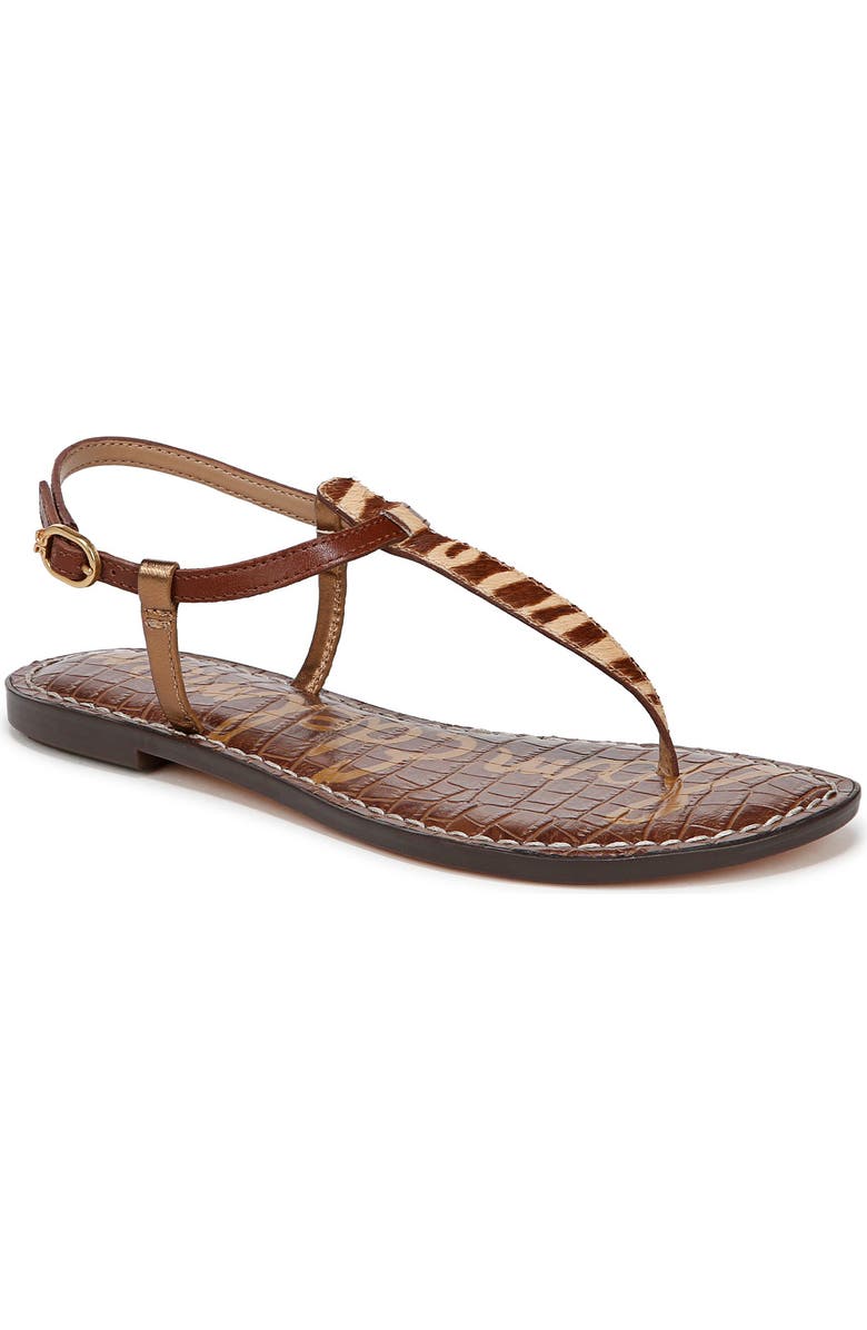 Sam Edelman Gigi Sandal, Main, color, Beechwood Multi Calf Hair