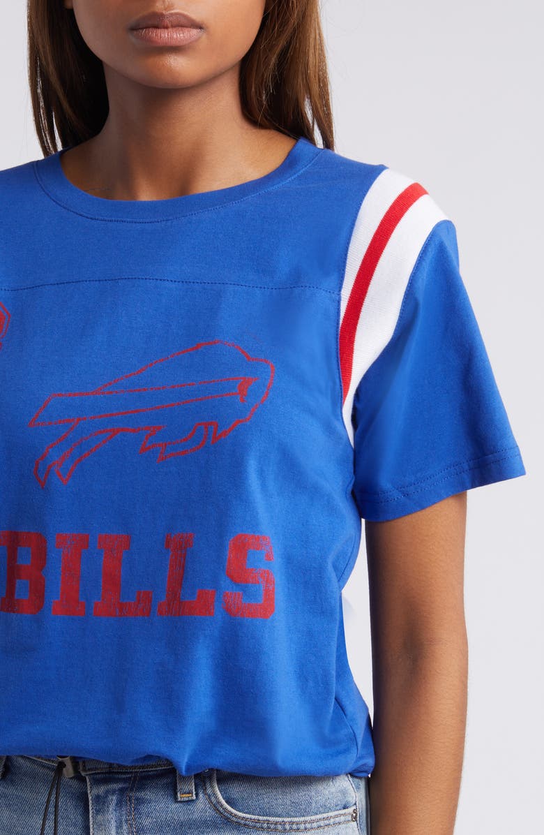 WEAR by Erin Andrews Women's WEAR by Erin Andrews Royal Buffalo Bills Cinched Colorblock T-Shirt, Alternate, color, Royal