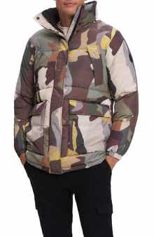 Noize Tamar Camo Print Puffer Jacket