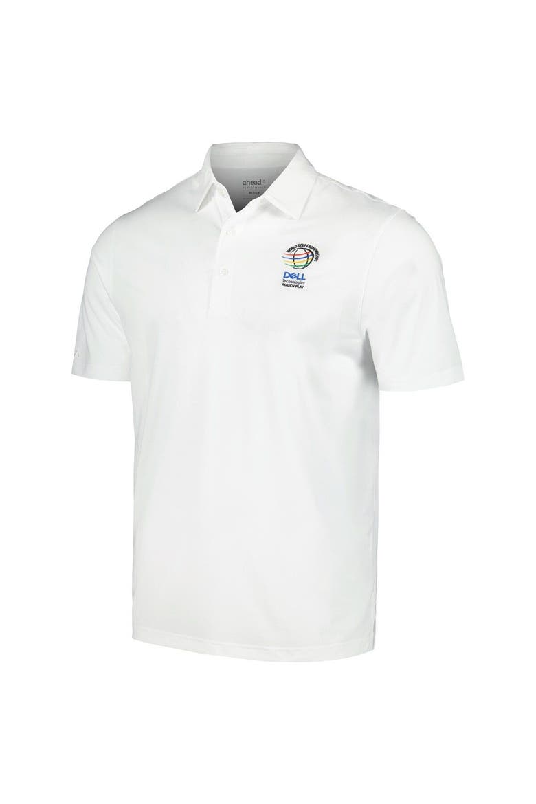 Men's Ahead White WGC-Dell Technologies Match Play Contender Polo, Alternate, color, White