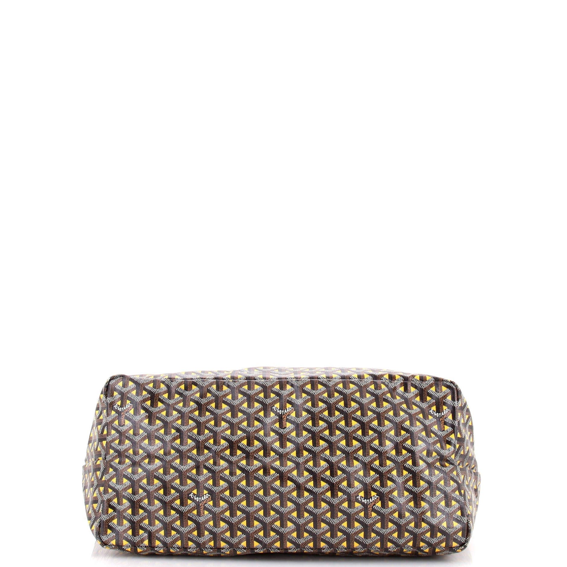 Pre-Owned Goyard Saint Louis Tote Claire Voie Coated Canvas GM, Alternate, color, Black