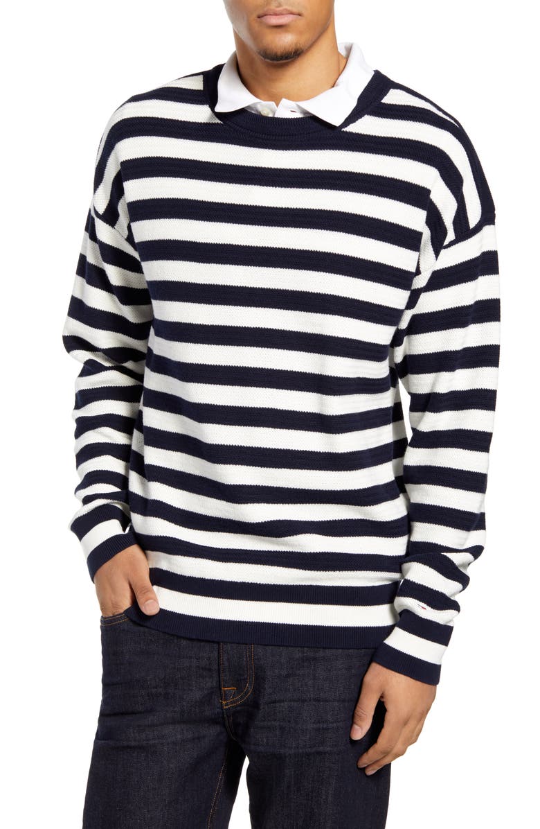 Tommy Hilfiger Breton Stripe Sweater, Main, color, 