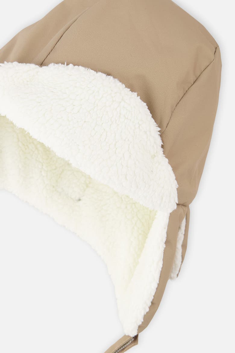 Winter Faux Fur Earflap Button Strap Chapka, Alternate, color, Taupe